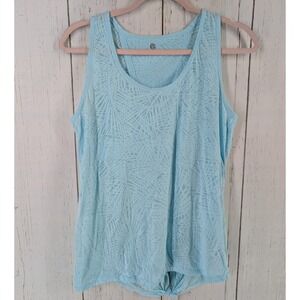 Champion Size Large Light Blue Sleeveless Active Womens‎ Gym Tank Top